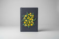 Handmade Embroidered Floral Journal | The Bouquet | Navy