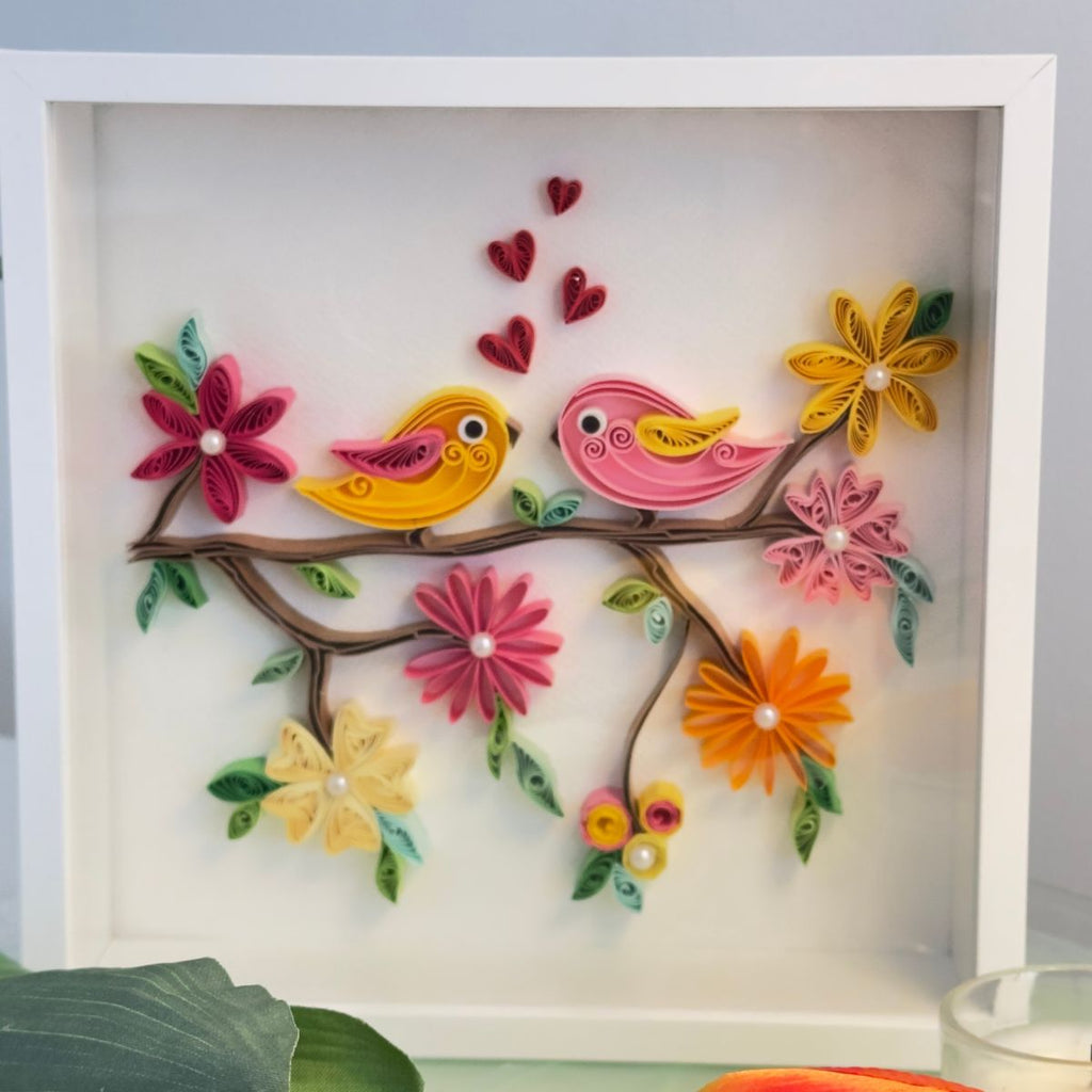 Together in Bloom – Handcrafted Paper Quilling Artwork